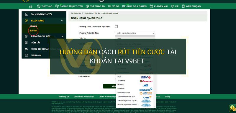 Hướng Dẫn Rút Tiền V9bet Chỉ Vài Phút